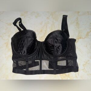 🏷️ 🛍️ NWOT Victoria’s Secret Black Mesh Very Sexy Balconet Bra 🏷️ 🛍️